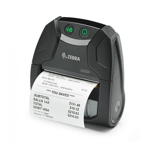 Zebra ZQ320 3-inch Mobile Label and Receipt Printer 